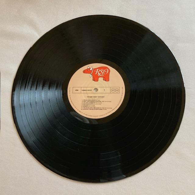 Bee Gees History Japan 2LP Vinyl Record 38MW0029 with Obi Strip
