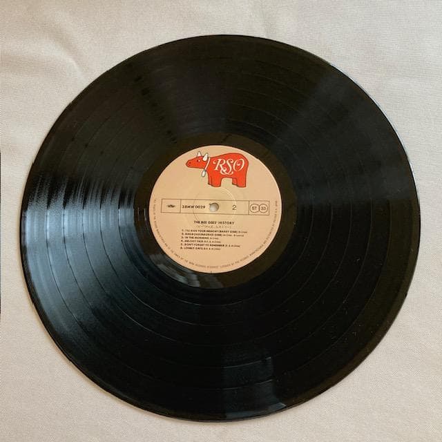 Bee Gees History Japan 2LP Vinyl Record 38MW0029 with Obi Strip
