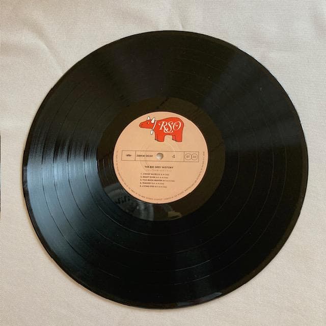 Bee Gees History Japan 2LP Vinyl Record 38MW0029 with Obi Strip