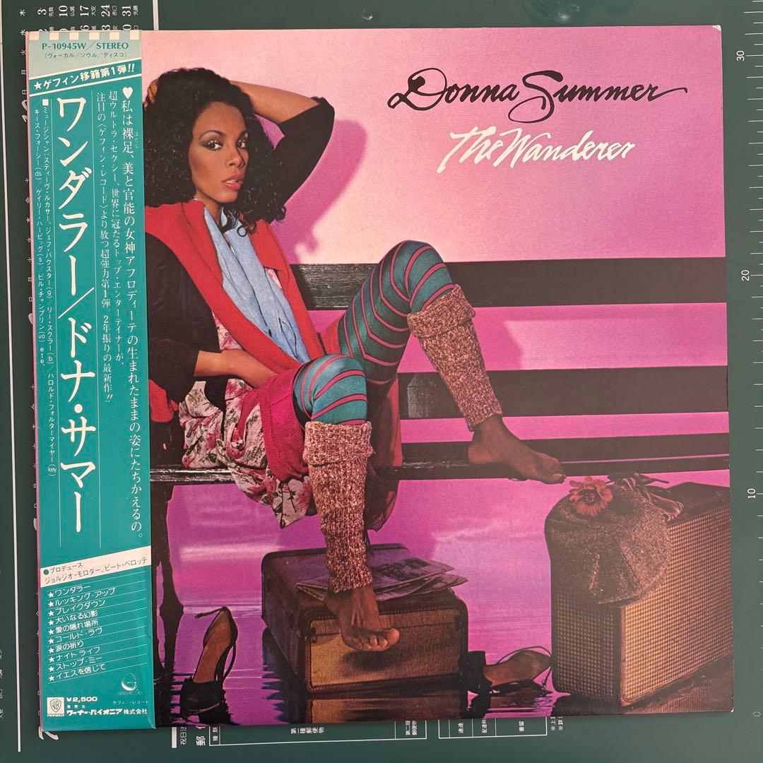 Donna Summer The Wanderer LP 1980 Japan Pressing w/ Obi Disco Pop Vinyl Record