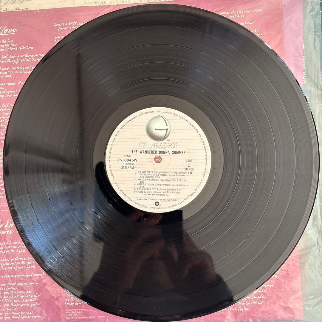 Donna Summer The Wanderer LP 1980 Japan Pressing w/ Obi Disco Pop Vinyl Record