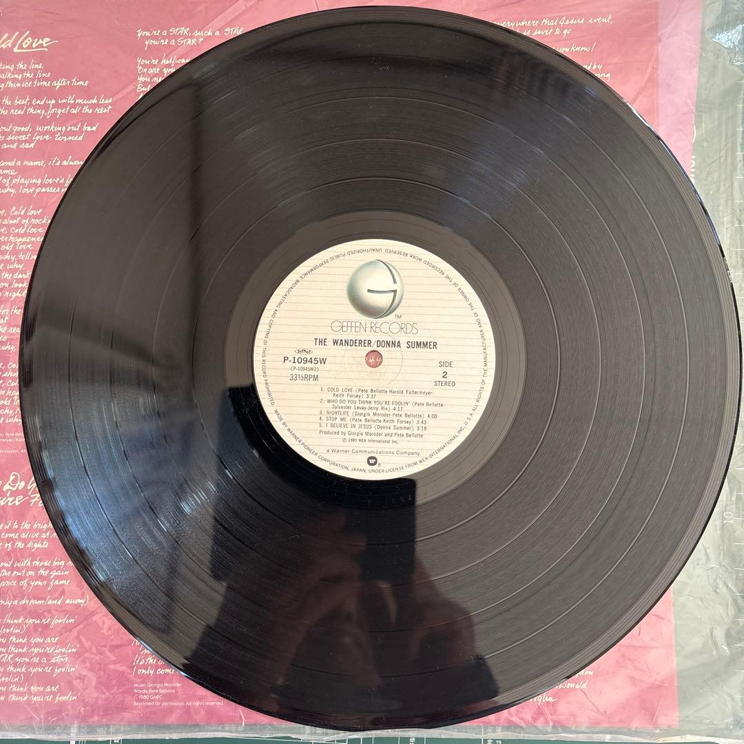 Donna Summer The Wanderer LP 1980 Japan Pressing w/ Obi Disco Pop Vinyl Record