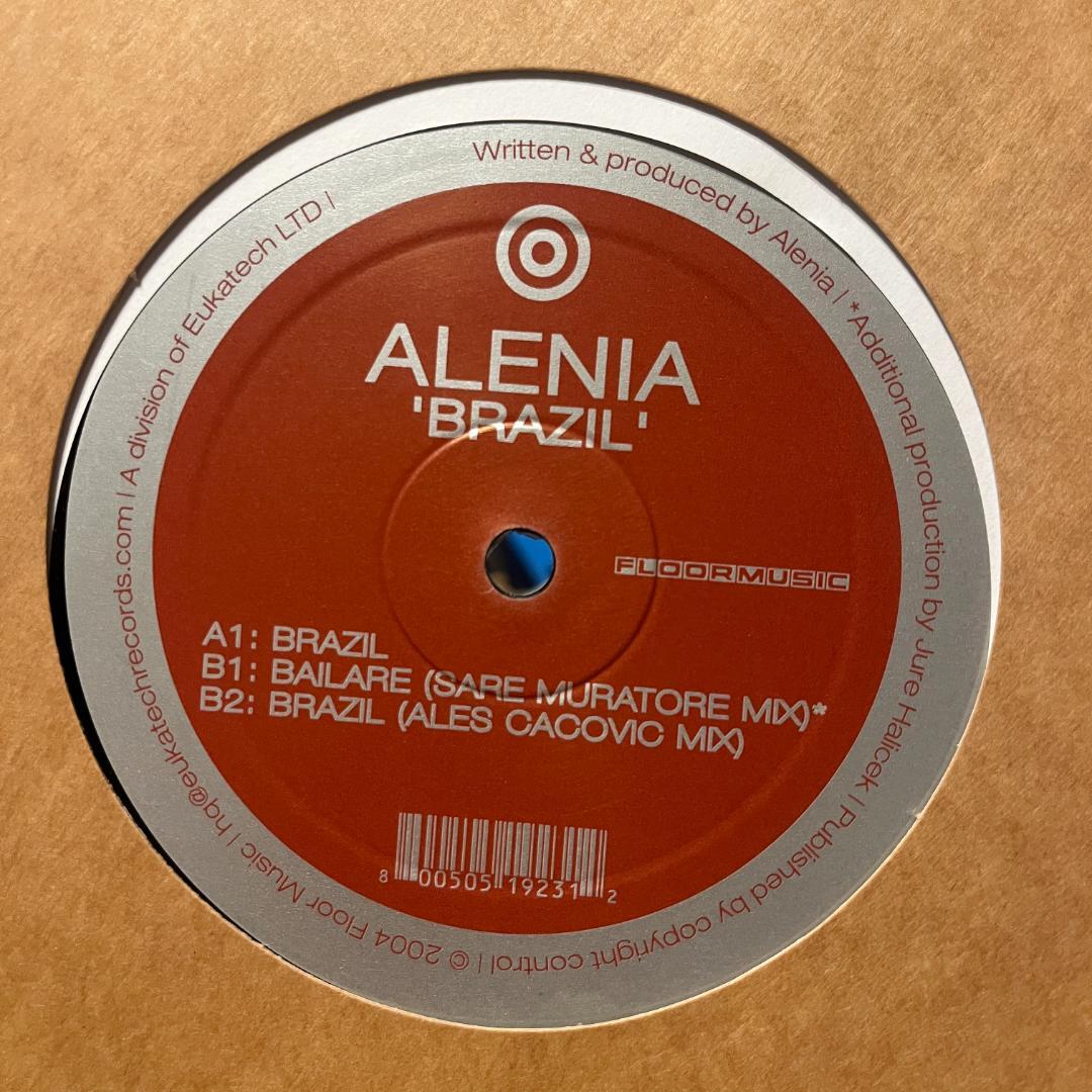 Alenia - Brazil 12" Vinyl Record (2004) Progressive House FloorMusic