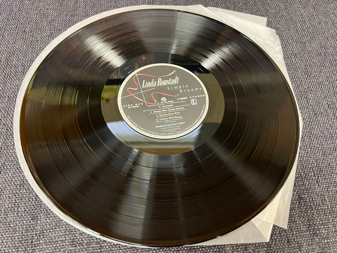 Linda Ronstadt Simple Dreams Vinyl LP 1977 Japan Pressing Obi P-10398Y