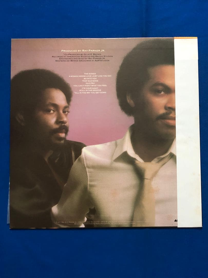 Ray Parker Jr. & Raydio A Woman Needs Love LP Japan 1981 Arista 25RS-121 Obi