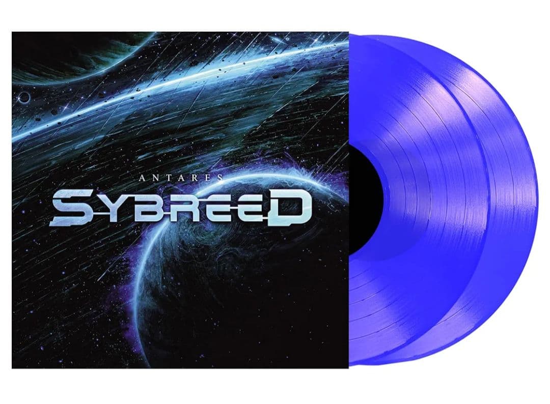 Sybreed - Antares 2LP Transparent Blue Vinyl Limited Edition Industrial Metal