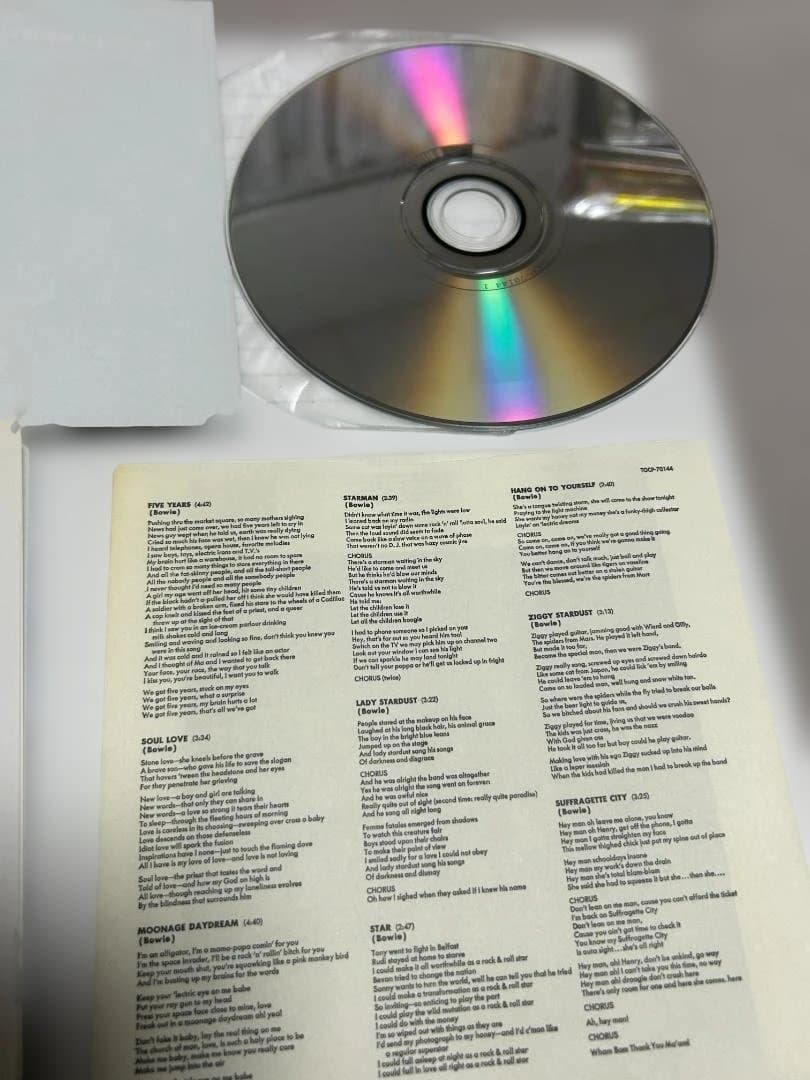 David Bowie Ziggy Stardust CD Japan Paper Sleeve Mini LP Obi Limited Edition