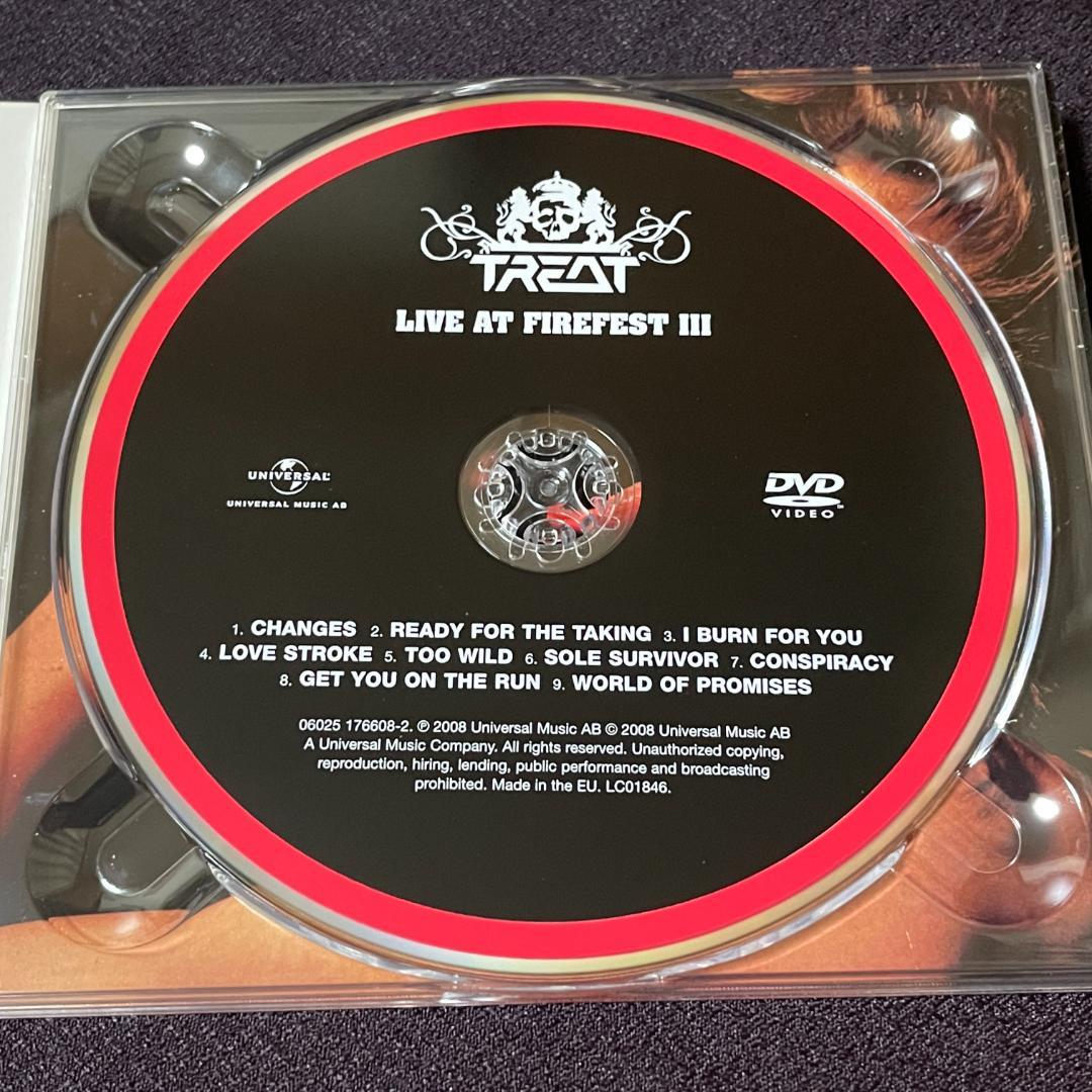 TREAT Scratch and Bite 2CD/DVD Set 2008 Remastered Swedish Melodic Hard Rock