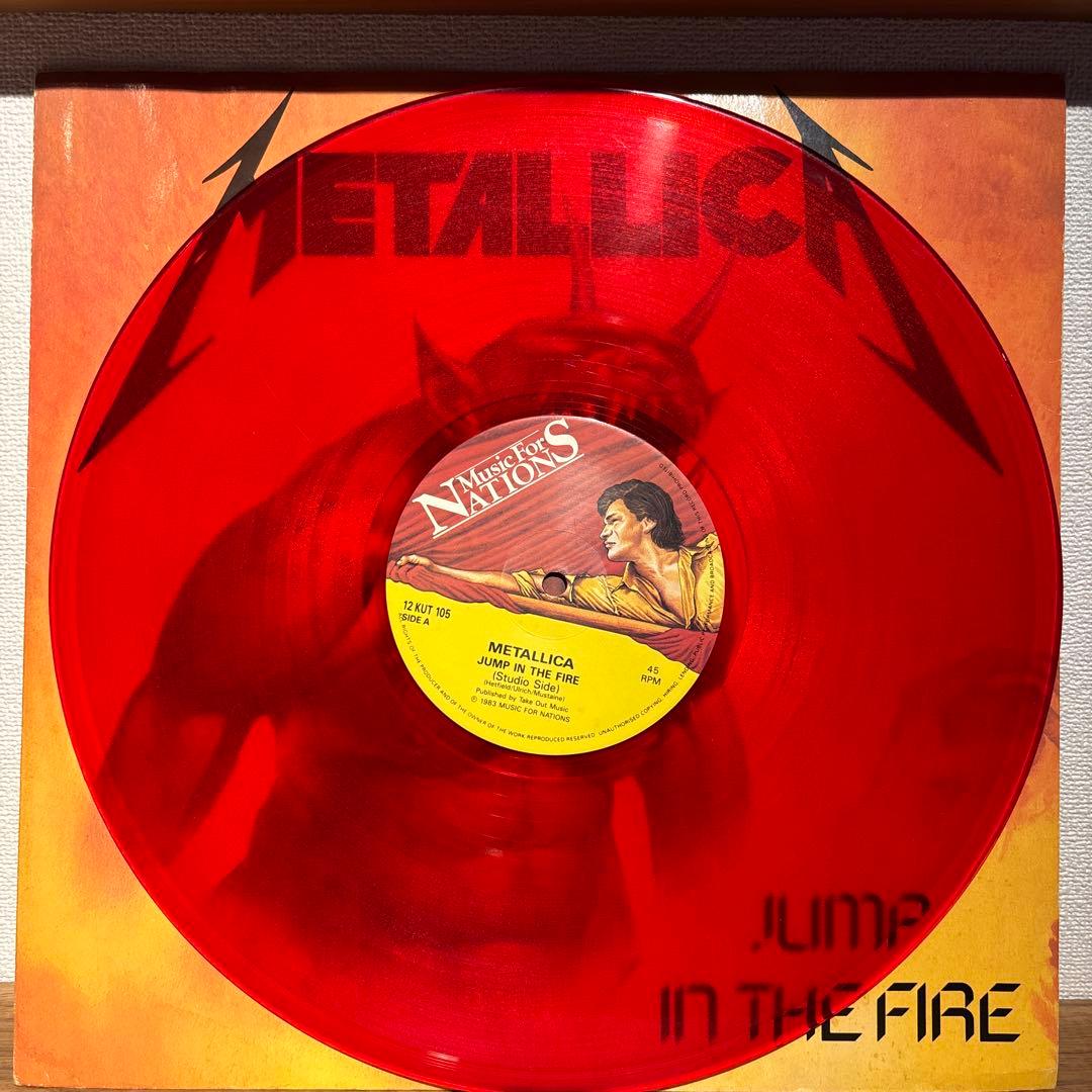 Metallica - Jump In The Fire - Rare Red Vinyl 12" Single - Music For Nations