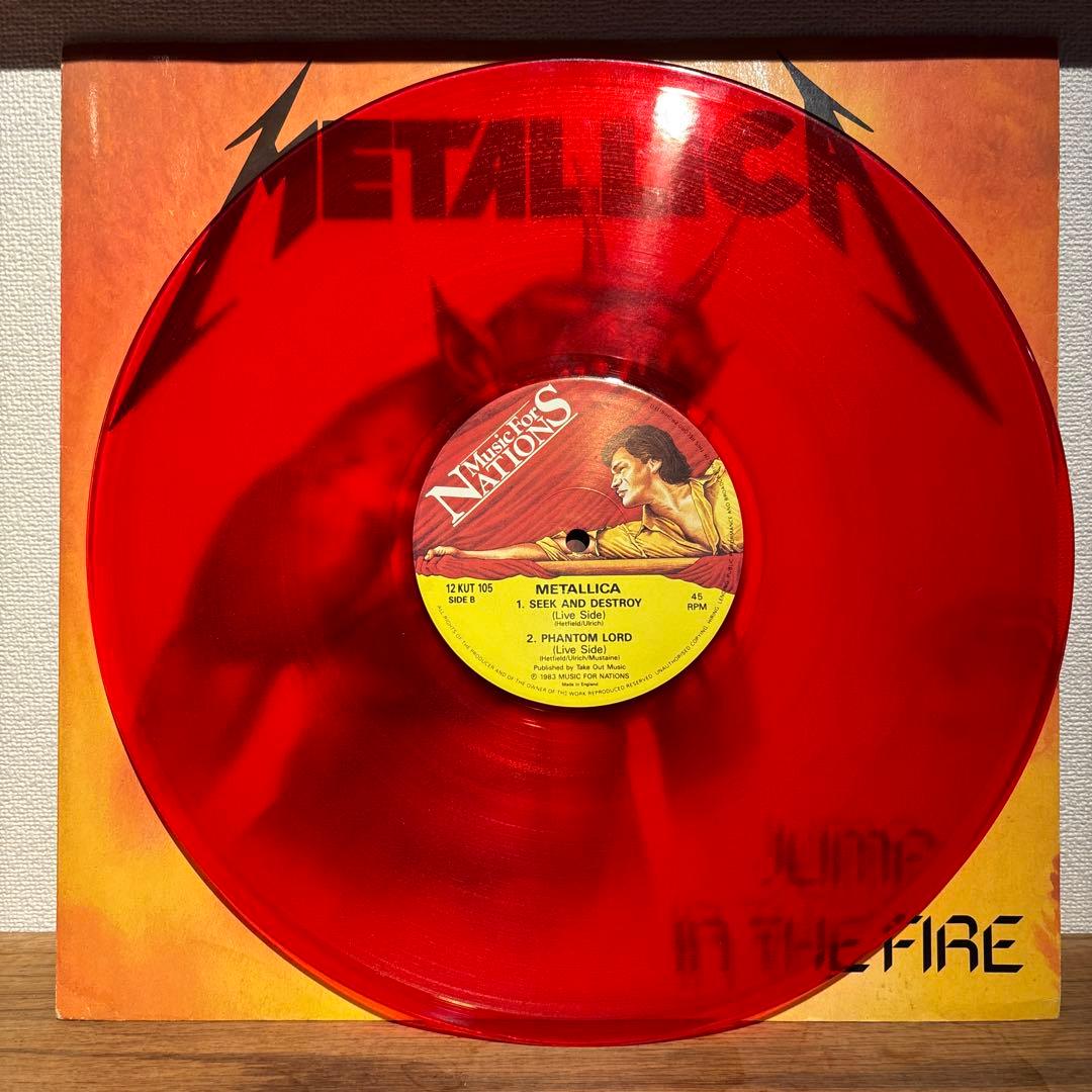 Metallica - Jump In The Fire - Rare Red Vinyl 12" Single - Music For Nations