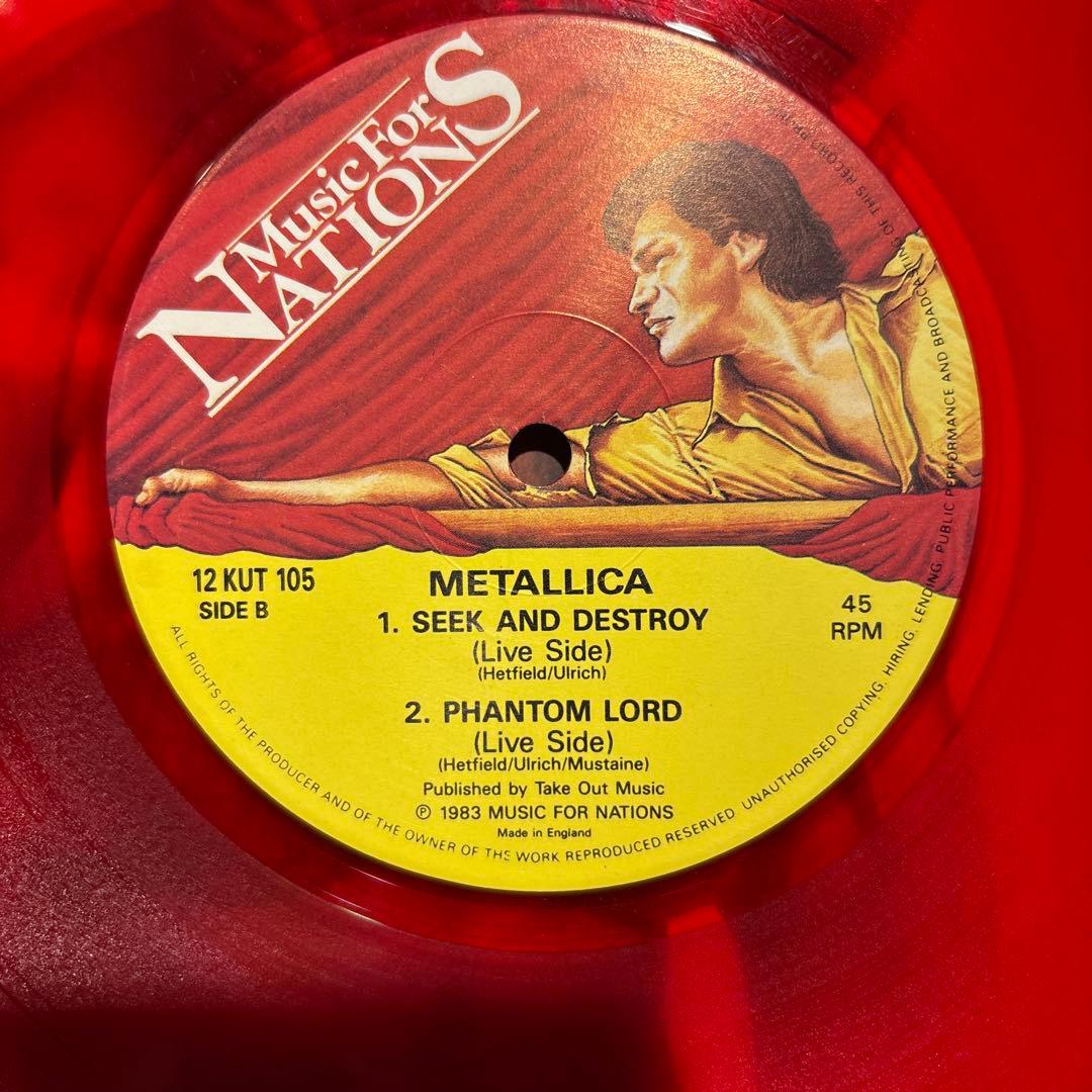 Metallica - Jump In The Fire - Rare Red Vinyl 12" Single - Music For Nations