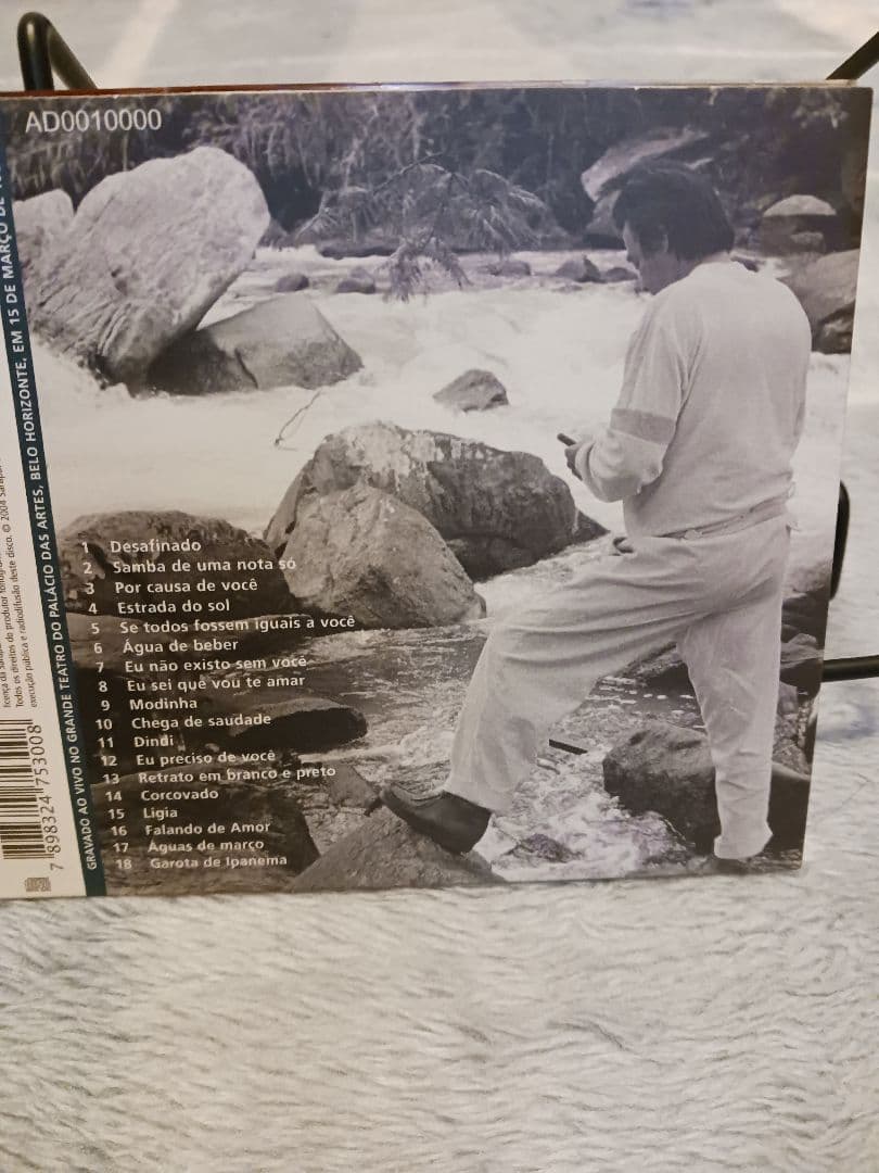 Antonio Carlos Jobim Em Minas Ao Vivo Piano e Voz CD Paper Sleeve Bossa Nova