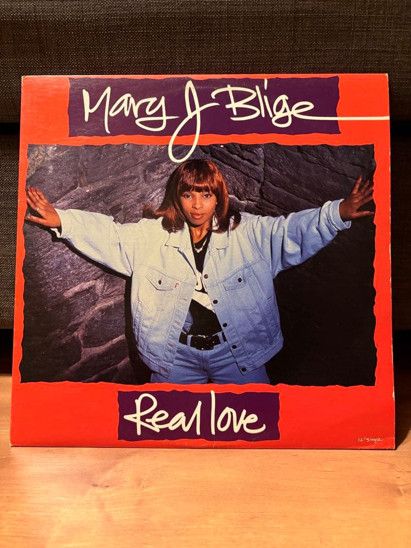 Mary J. Blige - Real Love 12" Promo Vinyl feat. Biggie Smalls 1992 Hip Hop Soul