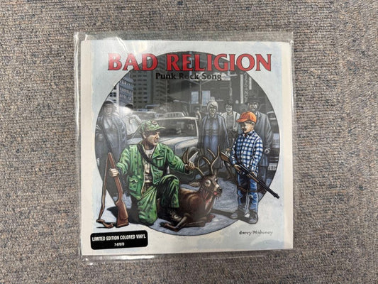 Bad Religion - Punk Rock Song 7" Limited Edition Gray Colored Vinyl Single