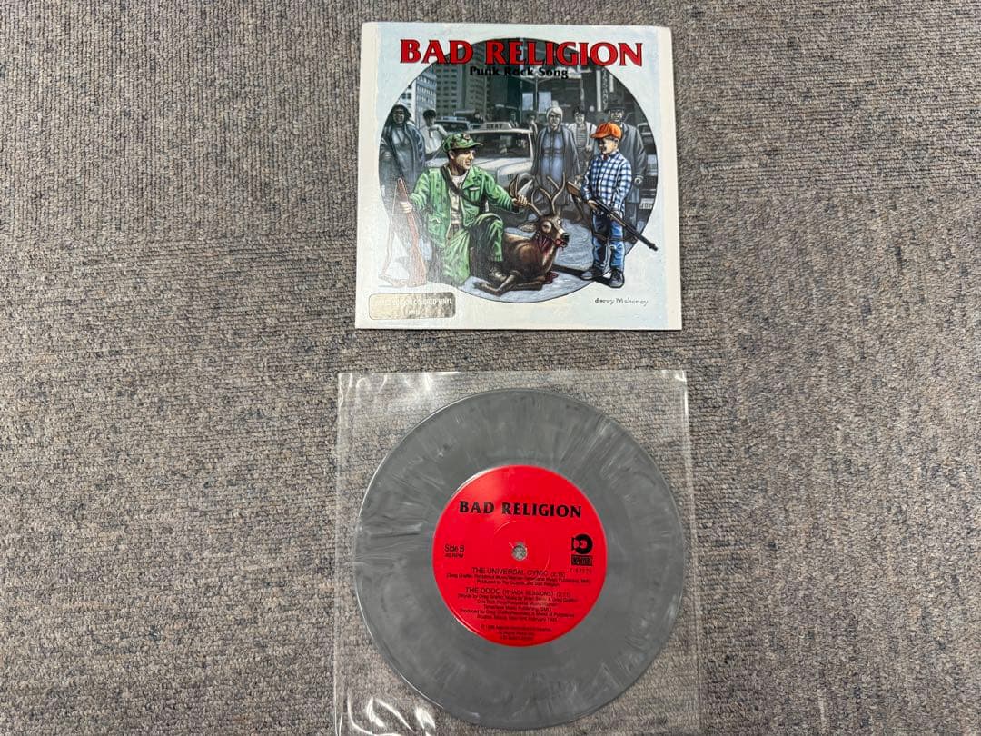 Bad Religion - Punk Rock Song 7" Limited Edition Gray Colored Vinyl Single