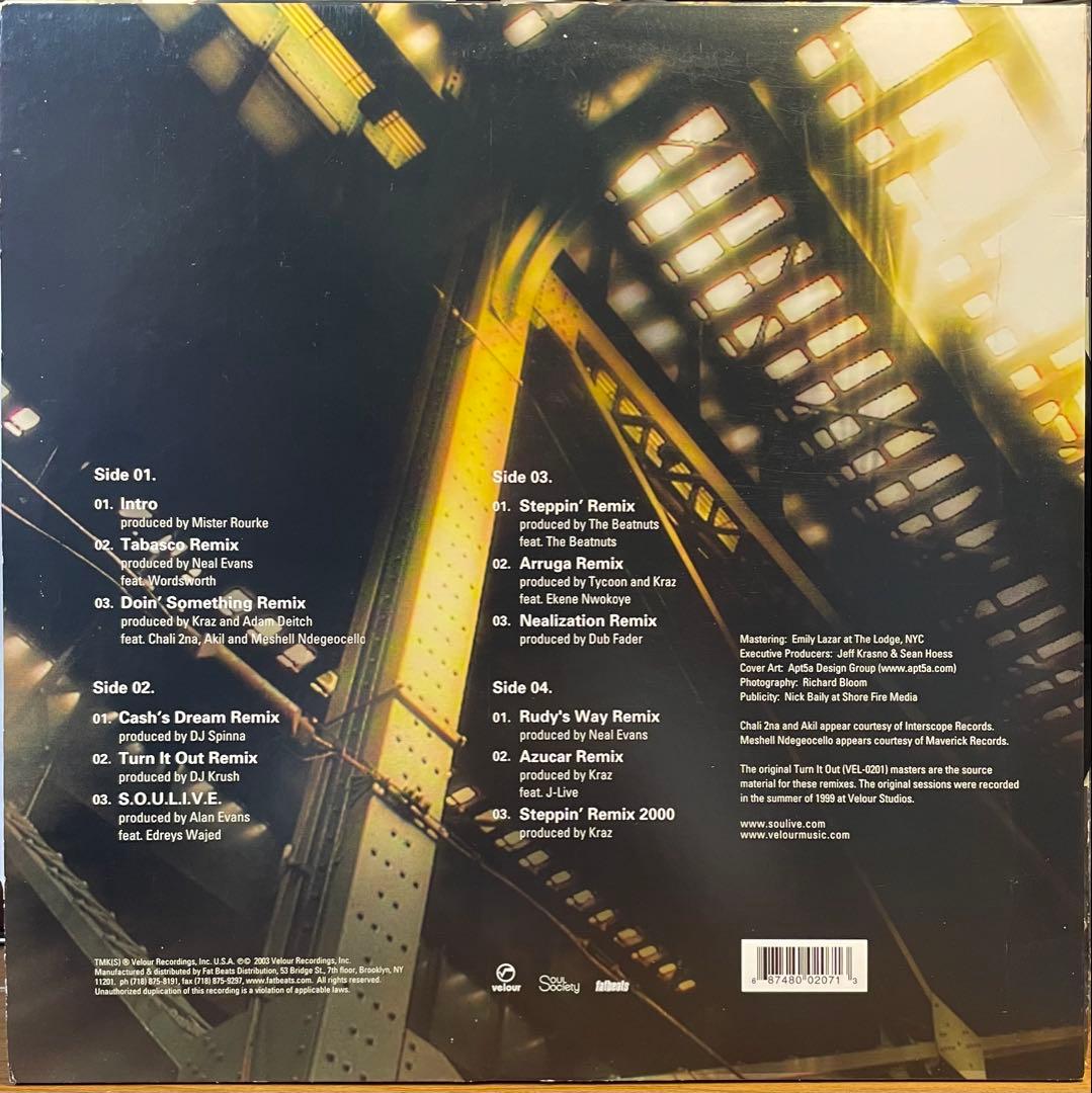 Soulive - Turn It Out Remixed (2003, US Original, 2LP, Jazz-Funk, Hip-Hop)
