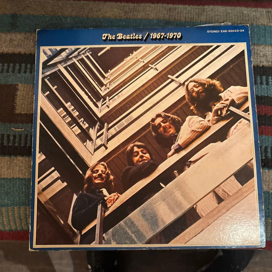 The Beatles 1967-1970 Blue Vinyl 2LP Japan Pressing EAS-50023-24 Apple Records