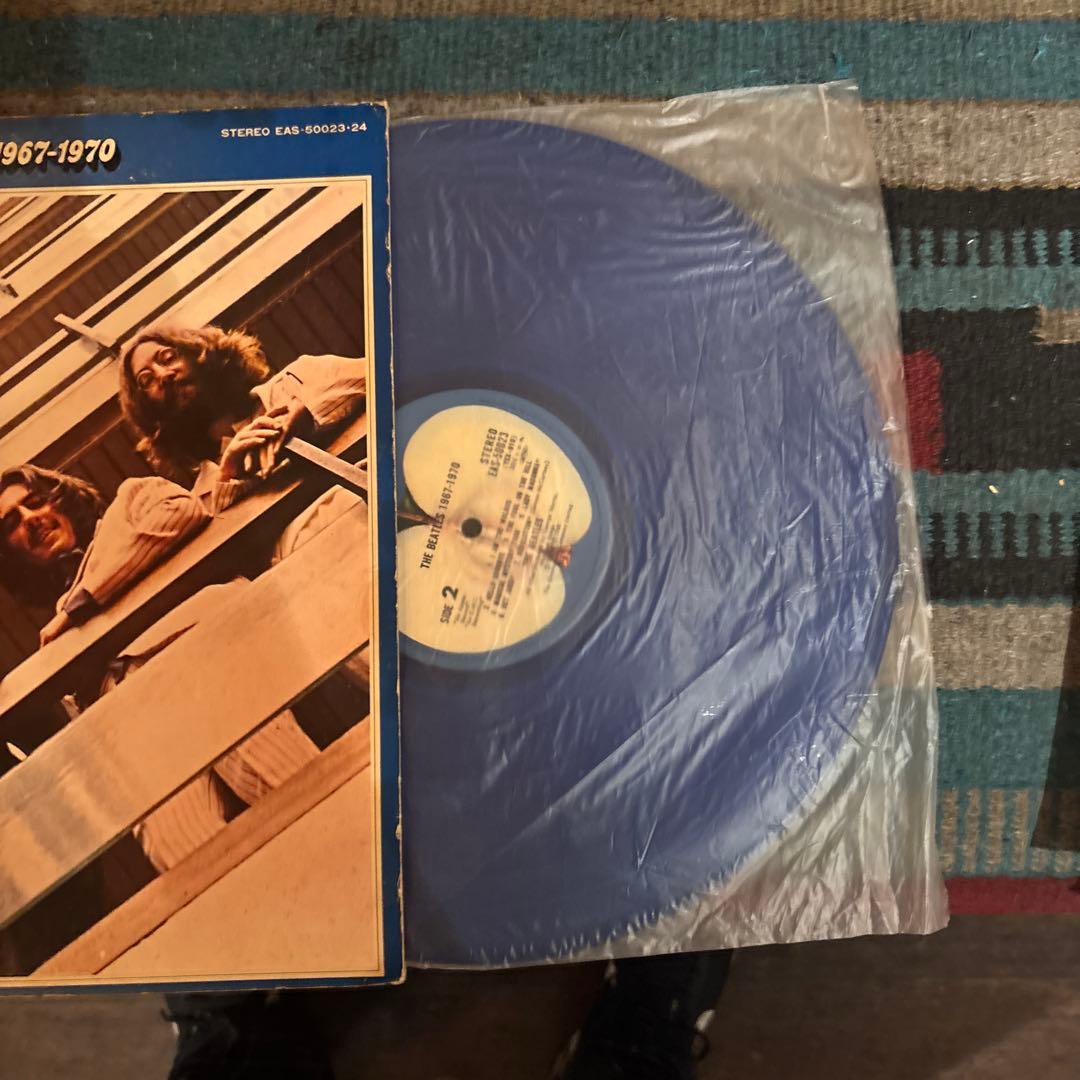 The Beatles 1967-1970 Blue Vinyl 2LP Japan Pressing EAS-50023-24 Apple Records