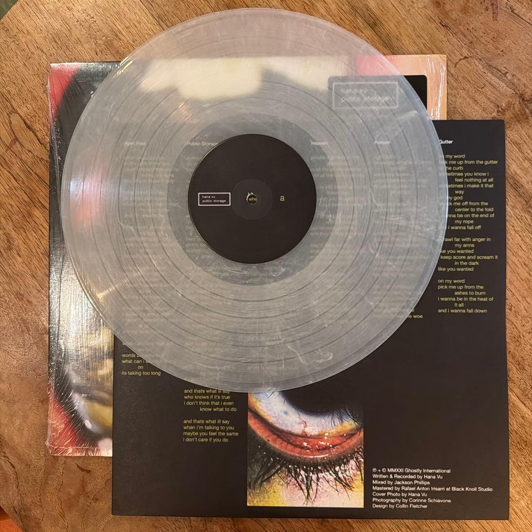Hana Vu - Public Storage LP Limited Clear Marbled Vinyl Ghostly International