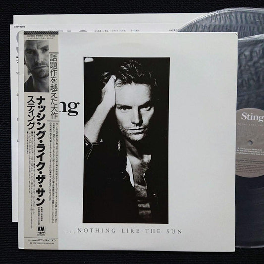 Sting -...Nothing Like The Sun 1987 Japan Original 2LP Set w/ Obi & Inserts