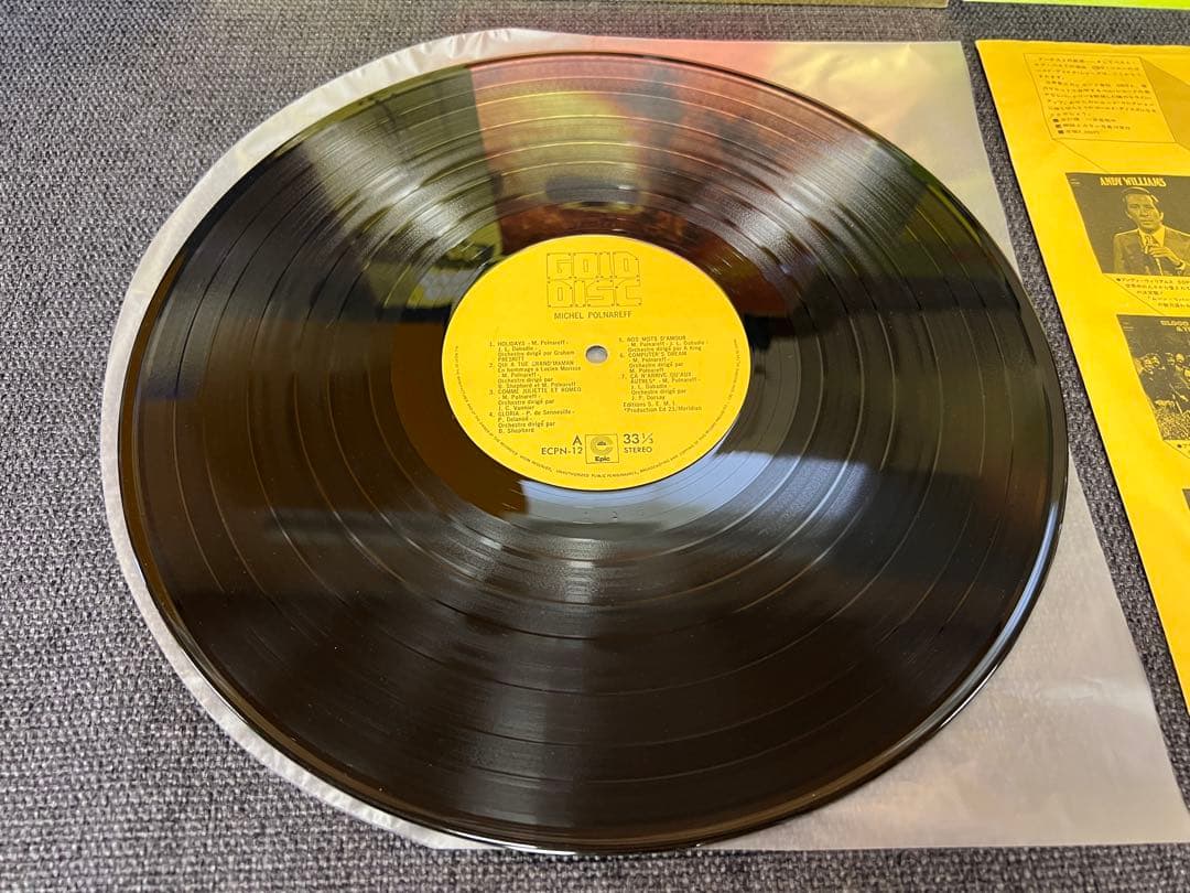 Michel Polnareff Best Of LP Gold Disc Series Japan Obi ECPN-12 A1/B1 Pressing