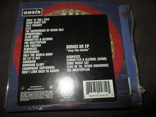Oasis Stop The Clocks CD Best Buy Exclusive with Bonus UK EP 2006 Compilation