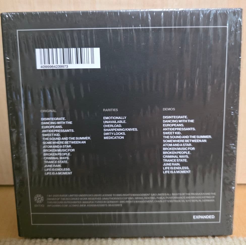 Suede Antidepressants: Expanded 3CD Box Set, 36-Page Booklet, Import Version