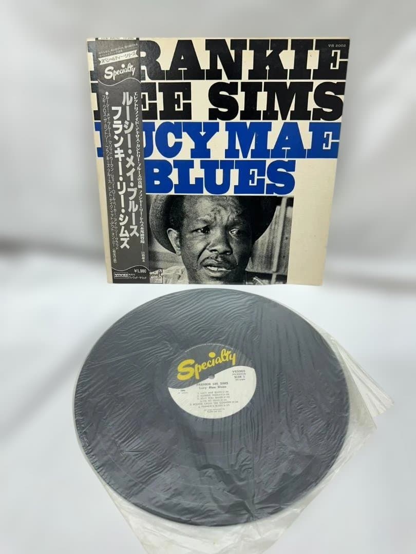 Frankie Lee Sims - Lucy Mae Blues LP Vinyl Japan Import VIVID SOUND VS 2002 Obi