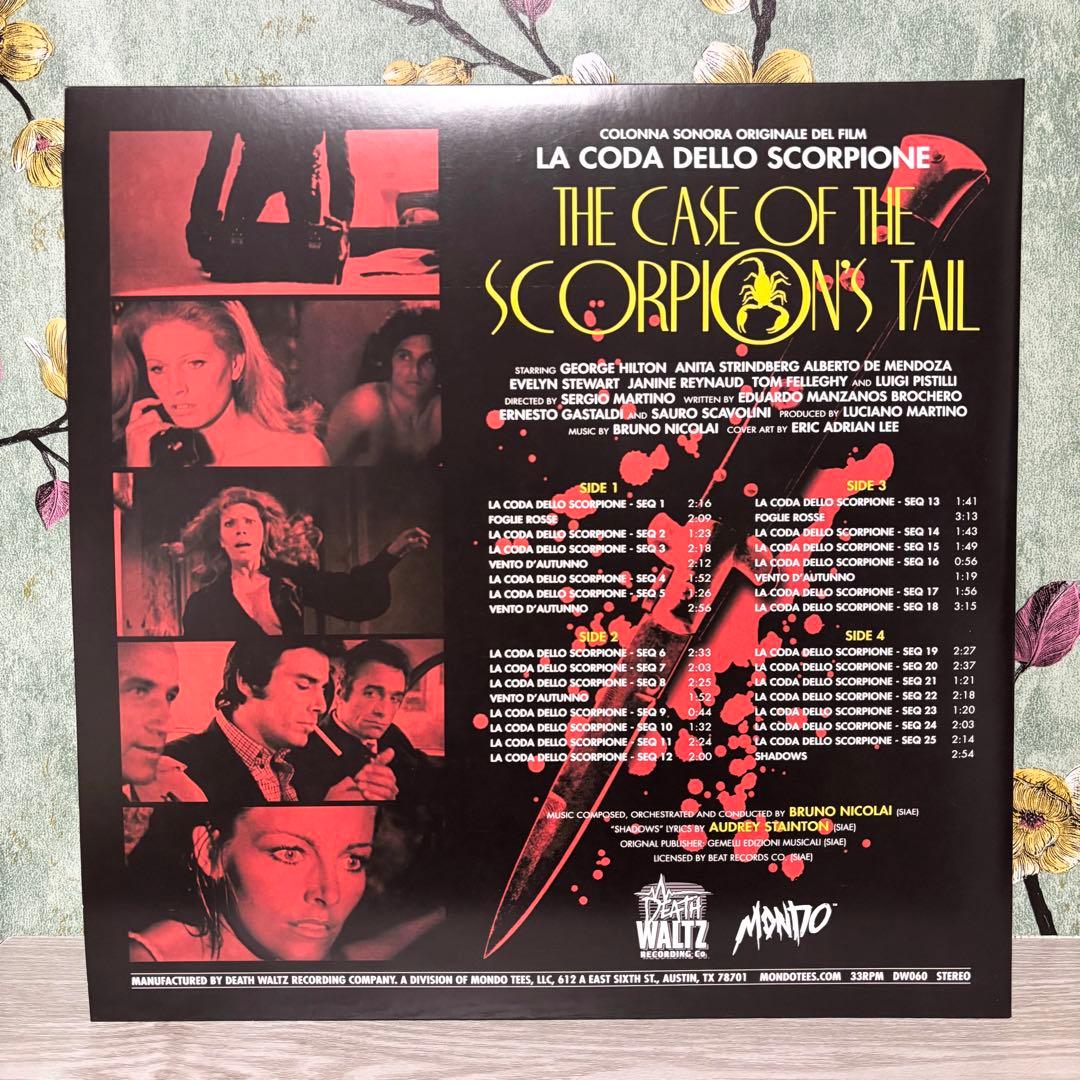 Bruno Nicolai - The Case Of The Scorpion's Tail OST Vinyl 2LP Death Waltz Mondo
