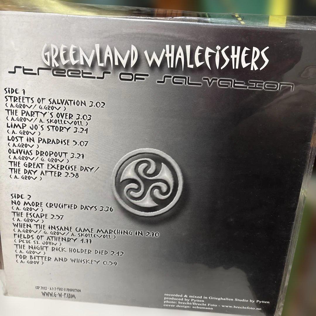Greenland Whalefishers Streets of Salvation LP Record Black Used | Japansoundstore