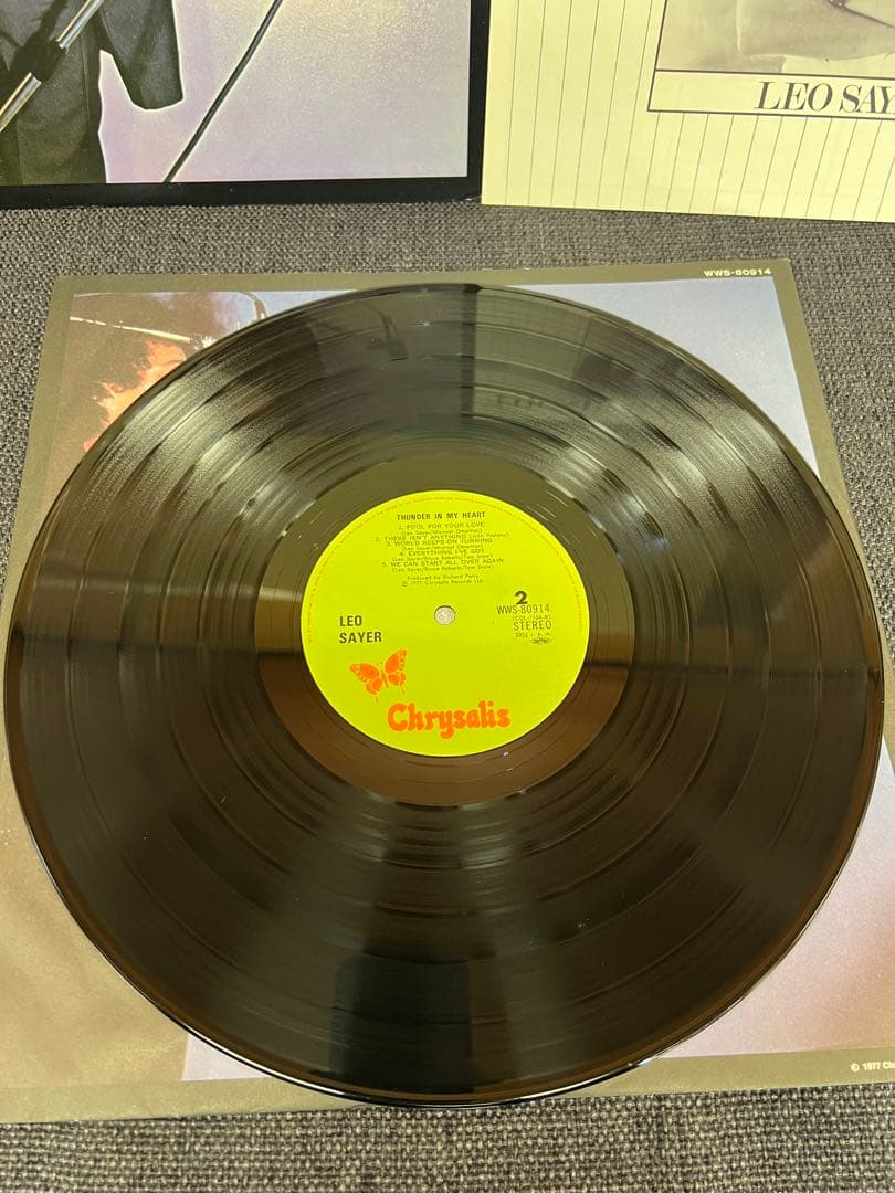 Leo Sayer - Thunder In My Heart LP Japan WWS-80914 With Obi