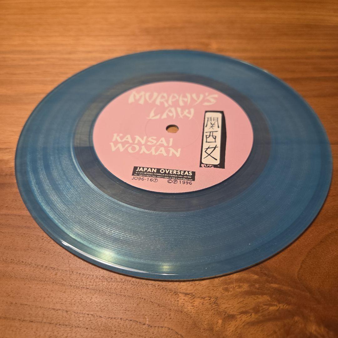 Murphy's Law / Droop - Kansai Woman / Tea Time 7" Split Japan Blue Vinyl Rare