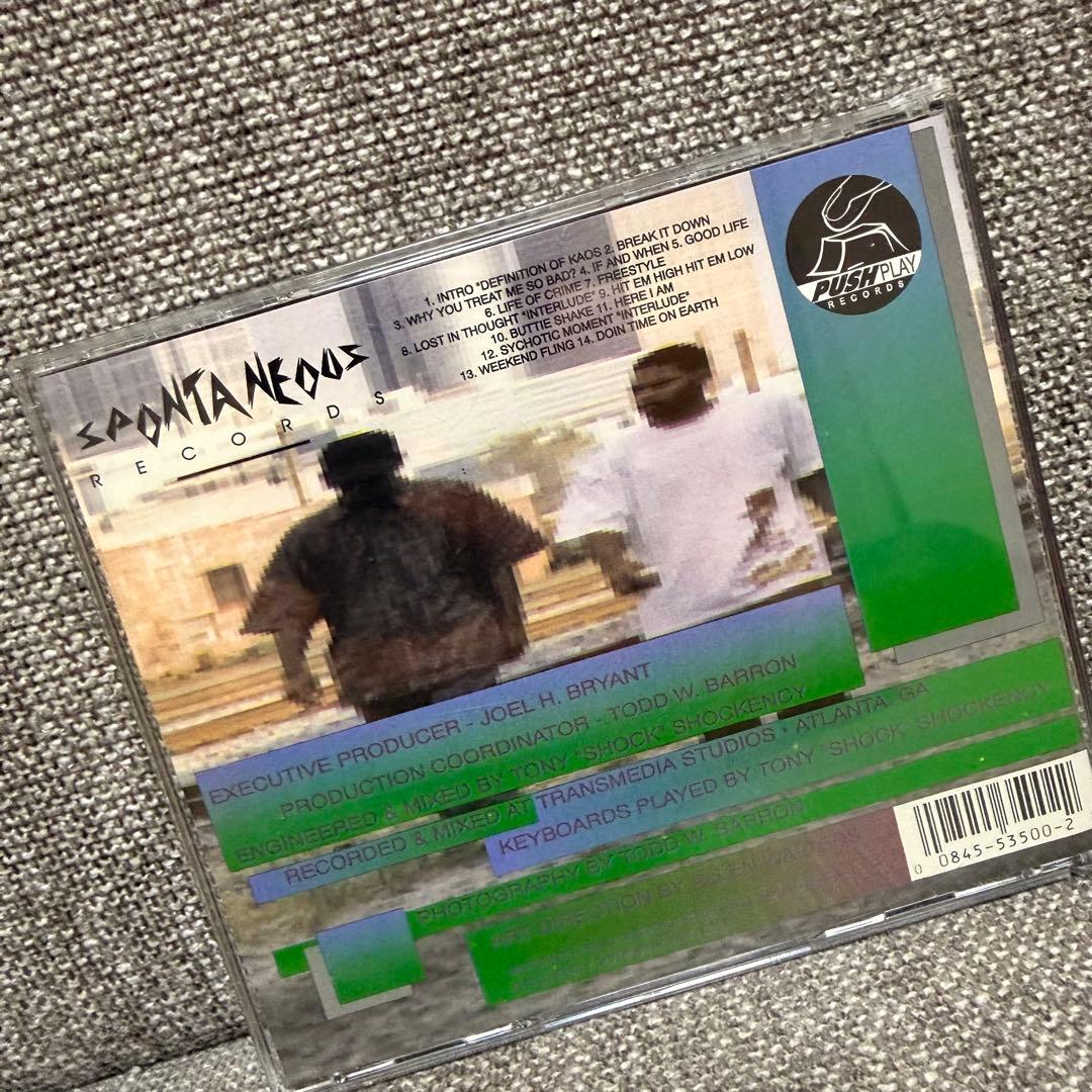 KAOS - Doin' Time on Earth CD - Rare Independent Hip Hop - Push Play Records