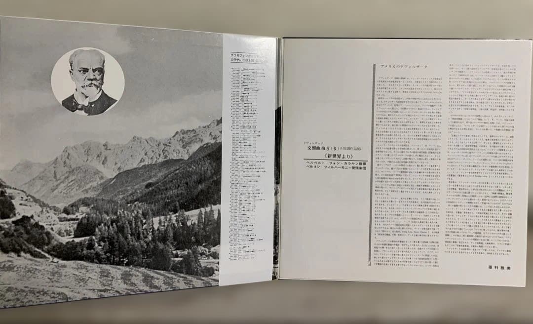 Dvorak Symphony No. 9 World Karajan Berlin Philharmonic Japan Vinyl LP Obi
