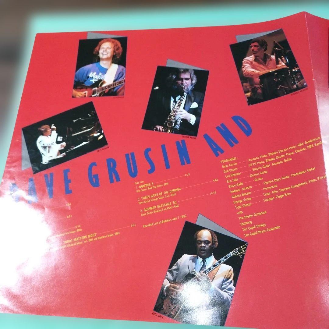 Dave Grusin & Dream Orchestra - Live At Budokan 1982 Japan LP Jazz Fusion Vinyl