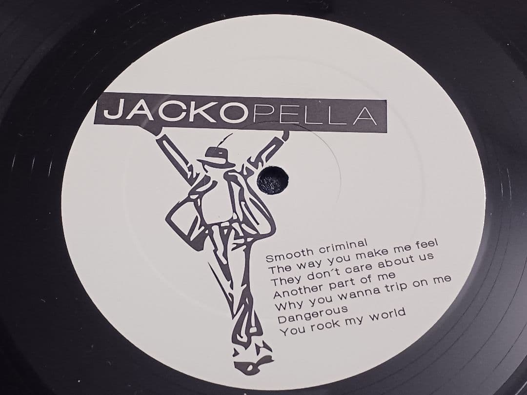 Michael Jackson Jacko Pella A Cappella Hits Vinyl 12" Record Compilation Japan