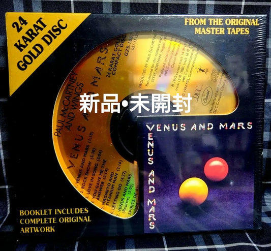 Paul McCartney Venus And Mars 24K Gold DCC CD  Unopened Limited | Japansoundstore