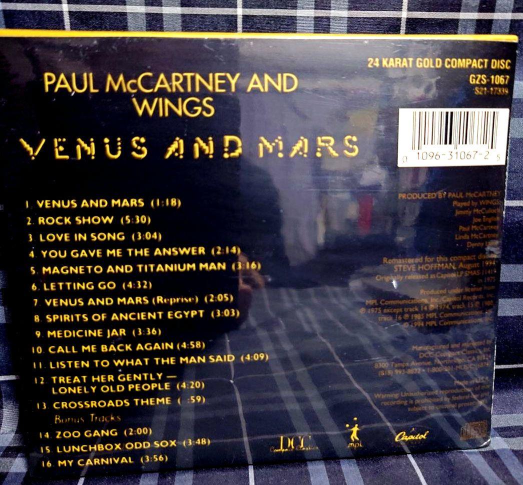 Paul McCartney Venus And Mars 24K Gold DCC CD  Unopened Limited | Japansoundstore