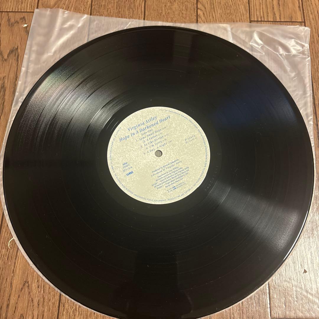 Virginia Astley - Hope in a Darkened Heart Vinyl LP Japan Obi Ryuichi Sakamoto