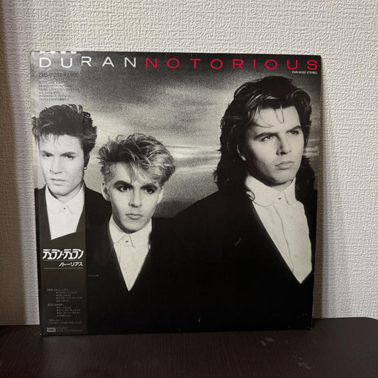Duran Duran Notorious Vinyl LP Japan Original w/ Obi Insert 1986 Pop Rock