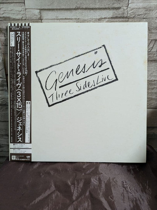 Genesis Three Sides Live 2LP Set Japan Original Pressing Vinyl P-5611-2 W/Obi