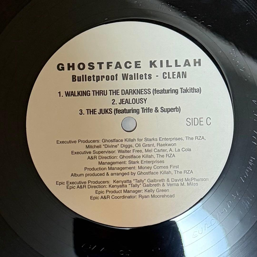 Ghostface Killah - Bulletproof Wallets (2001) 2LP Promo Clean Vinyl Hip Hop