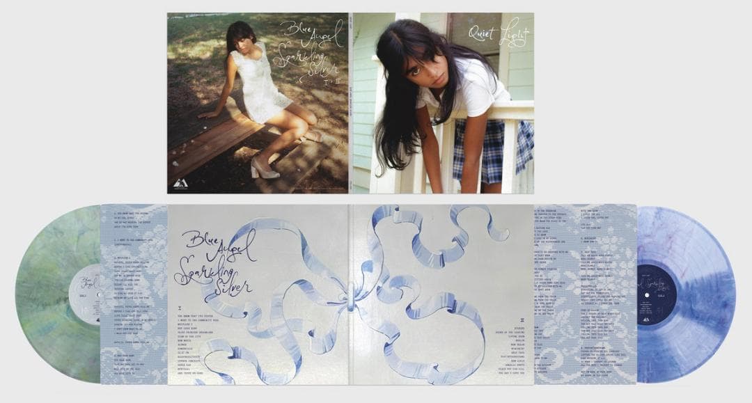 Quiet Light - Blue Angel Sparkling Silver 2LP Colored Vinyl Rare Limited Edition