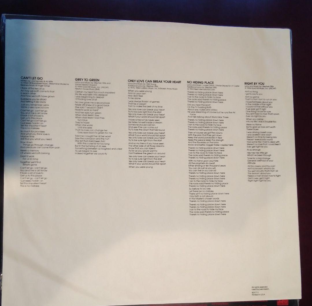 Stephen Stills Right By You LP Near Mint Collectible Vinyl Record | Japansoundstore