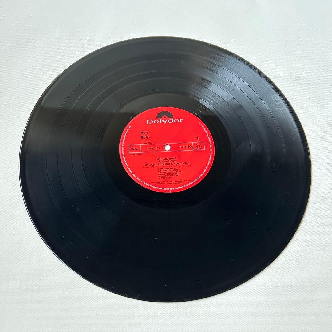 John Lennon & Yoko Ono - Milk and Honey Vinyl LP 1984 Japan Pressing w/ OBI