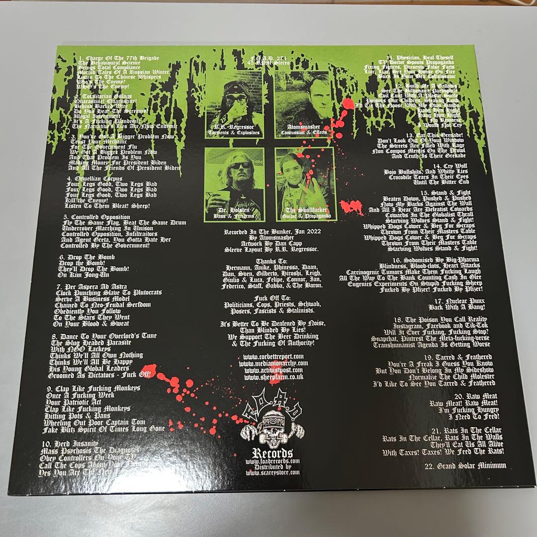 Sore Throat Starving Wolves Stand & Fight Vinyl Green Limited 150 Near Mint | Japansoundstore