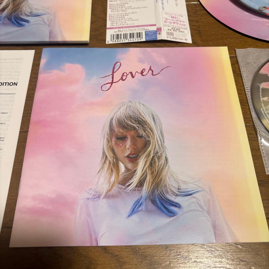 Taylor Swift Lover Japan Special Edition CD+DVD Limited 7-Inch Paper Sleeve OBI