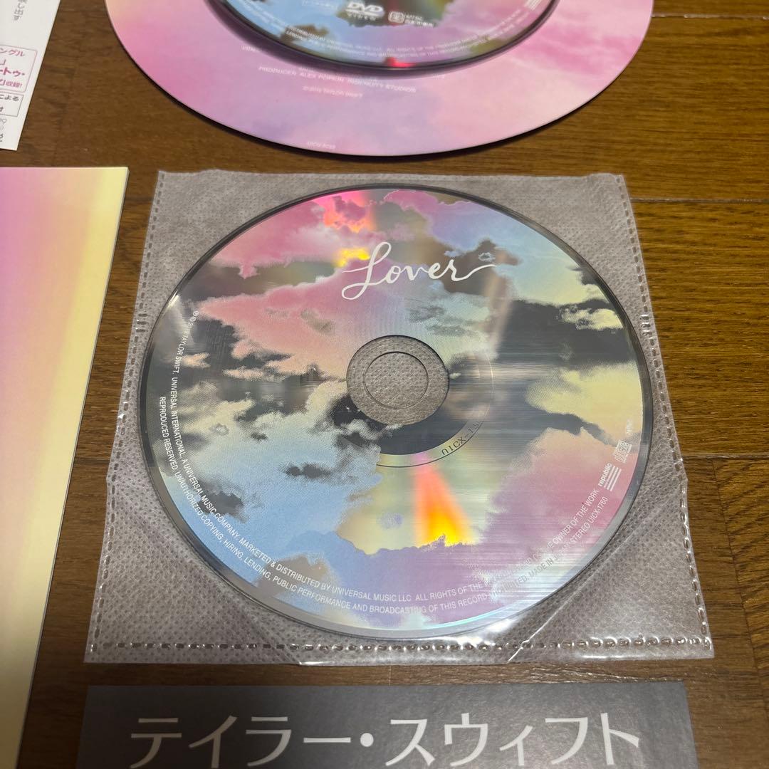 Taylor Swift Lover Japan Special Edition CD+DVD Limited 7-Inch Paper Sleeve OBI