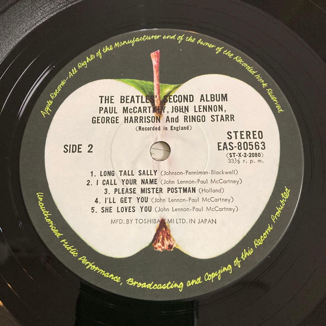 The Beatles Second Album Japan LP Apple EAS-80563 Obi Vinyl Record Rock