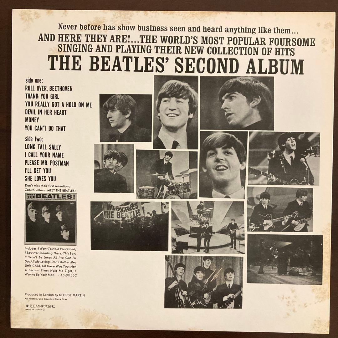 The Beatles Second Album Japan LP Apple EAS-80563 Obi Vinyl Record Rock